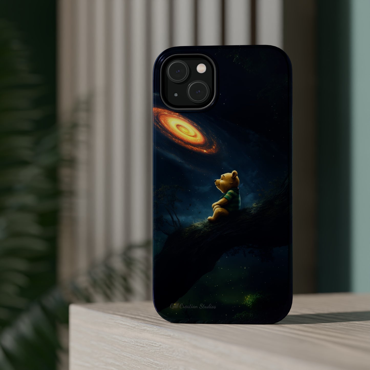 "Starry Night with Winnie-the-Pooh" Cell Phone Case -MagSafe Tough Cases