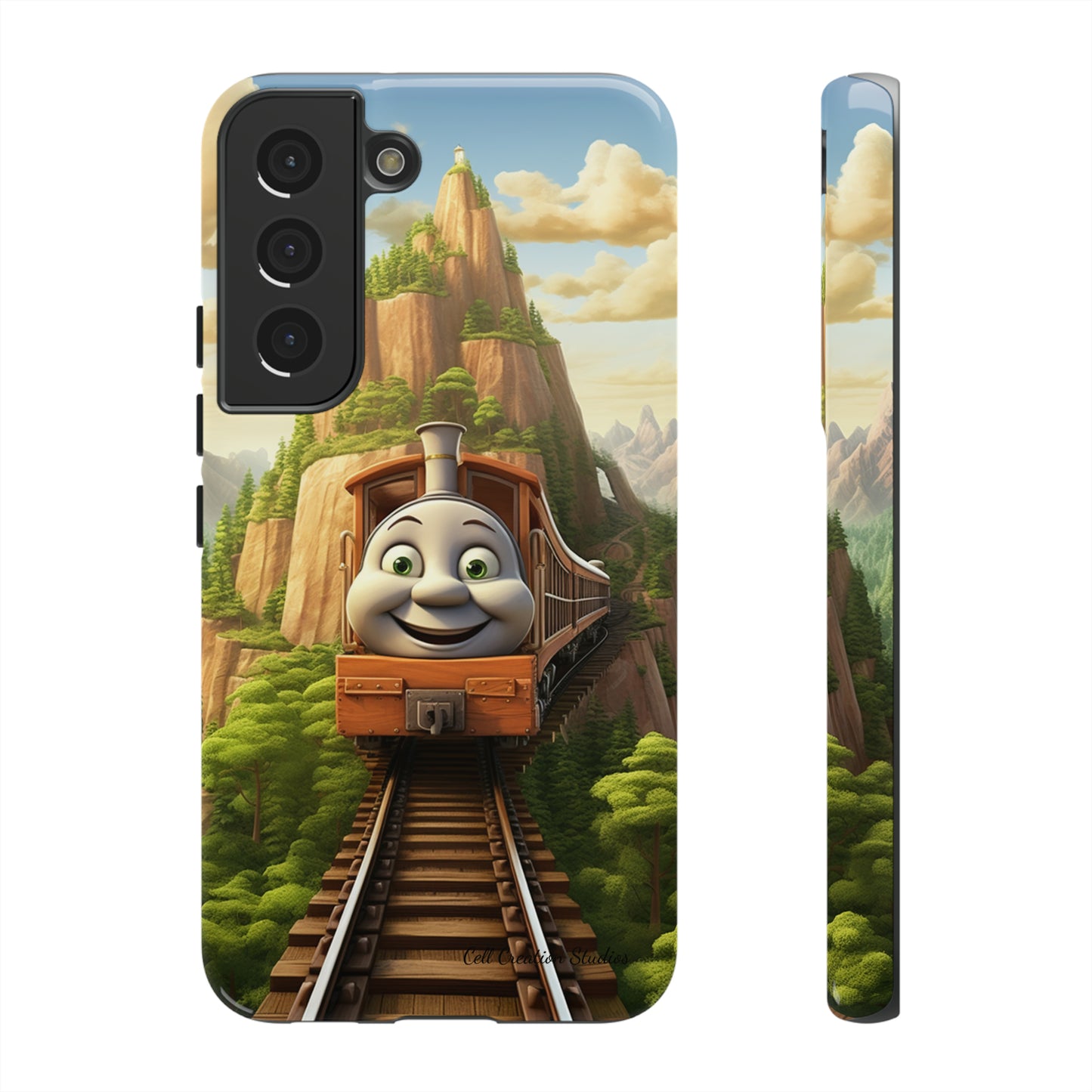 The "Mountain Journey Train" Character Phone Case-Tough Cases