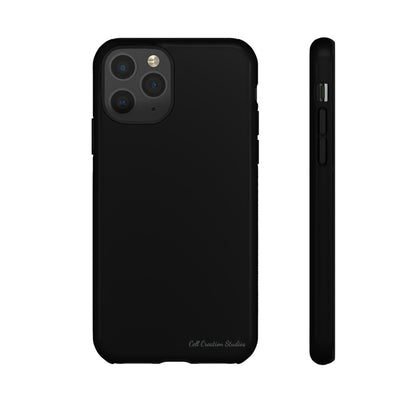 "Stealth Black Defender" -Tough iPhone Cases