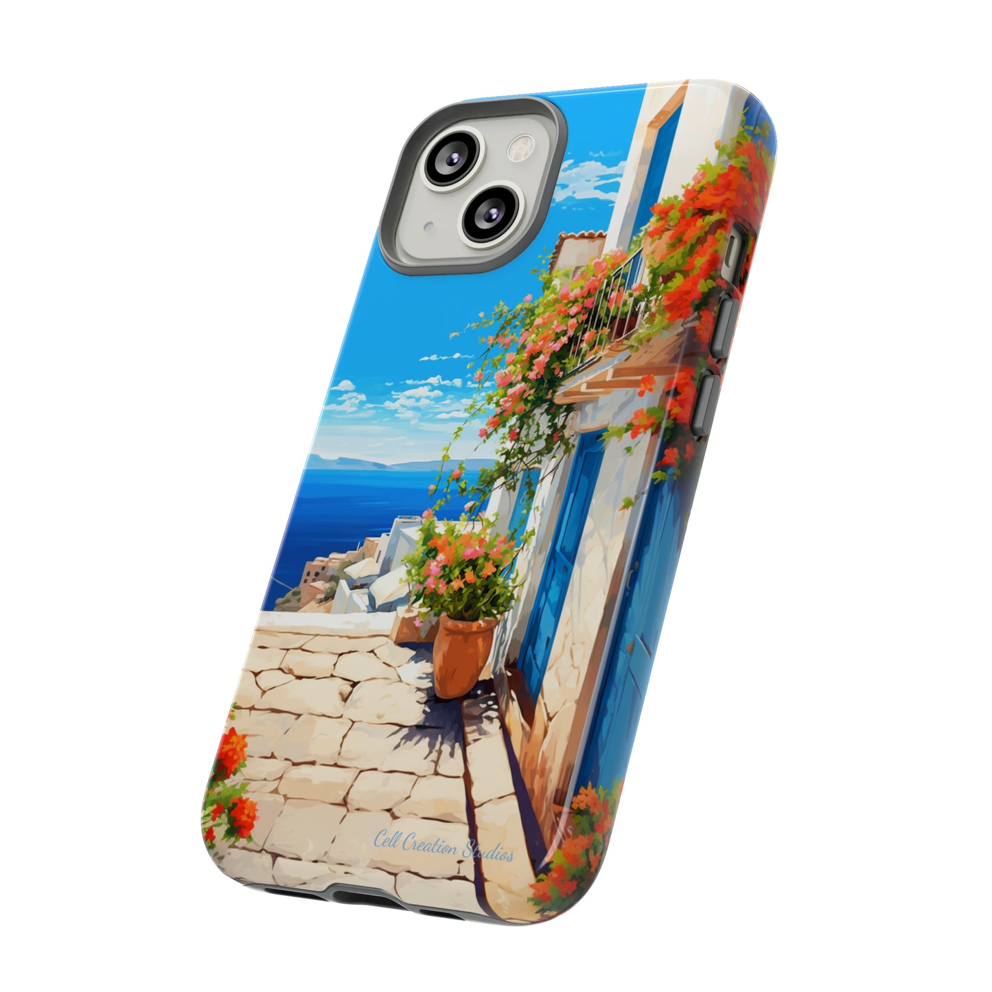 "Mediterranean Bliss Horizon" -Tough iPhone Cases