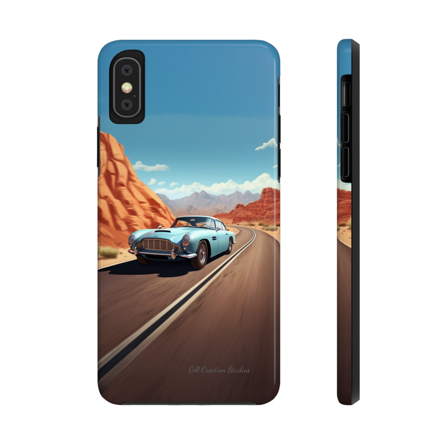 "Silver Racing Legend" -Tough iPhone Cases