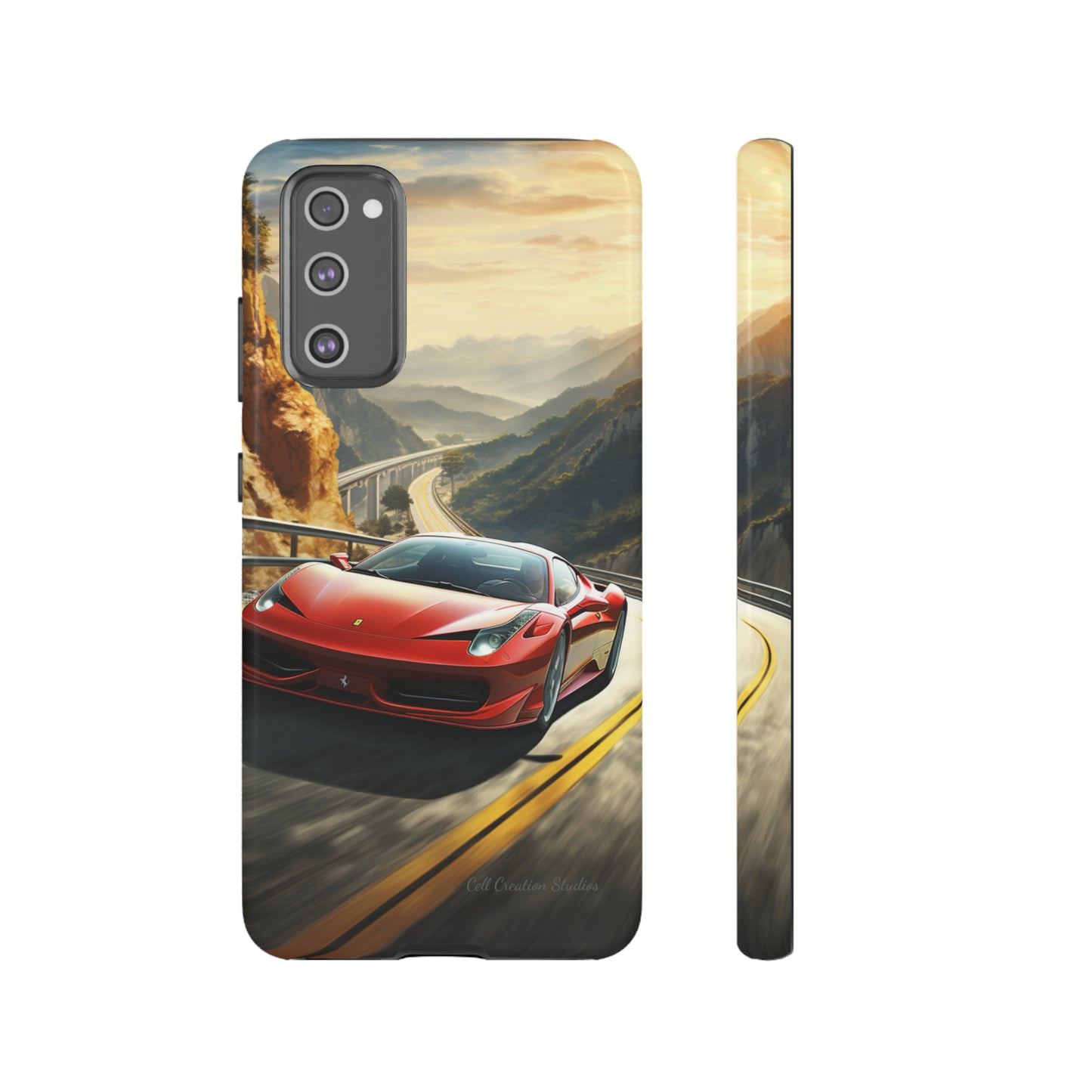 "Mountain Majesty Ferrari Edition" -Tough Samsung Phone Cases