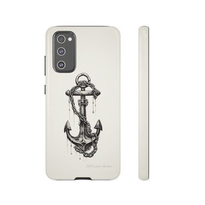 "Nautical Elegance Anchor" -Tough Samsung Phone Cases