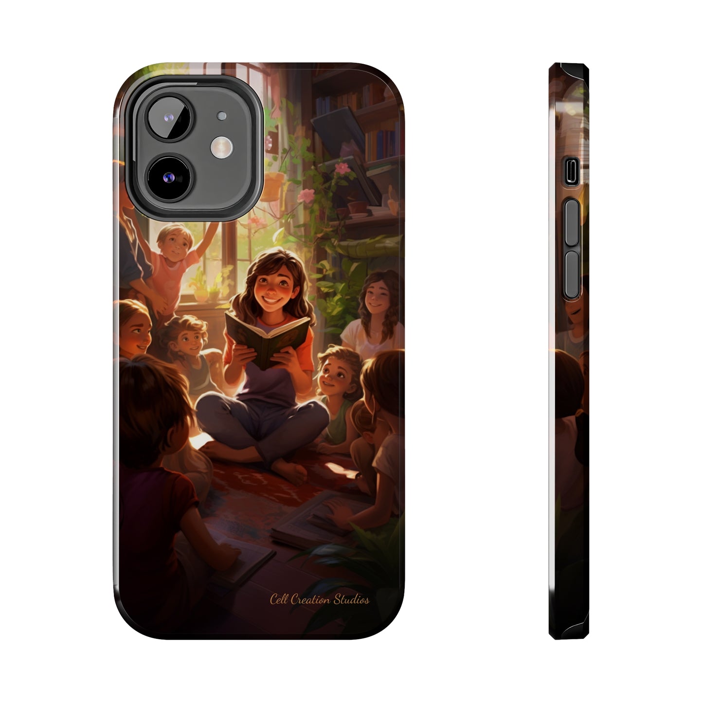 Introducing the "Inspiring Teacher's Tale" Cell Phone Case – Capture the Joy of Storytime -Tough Phone Cases