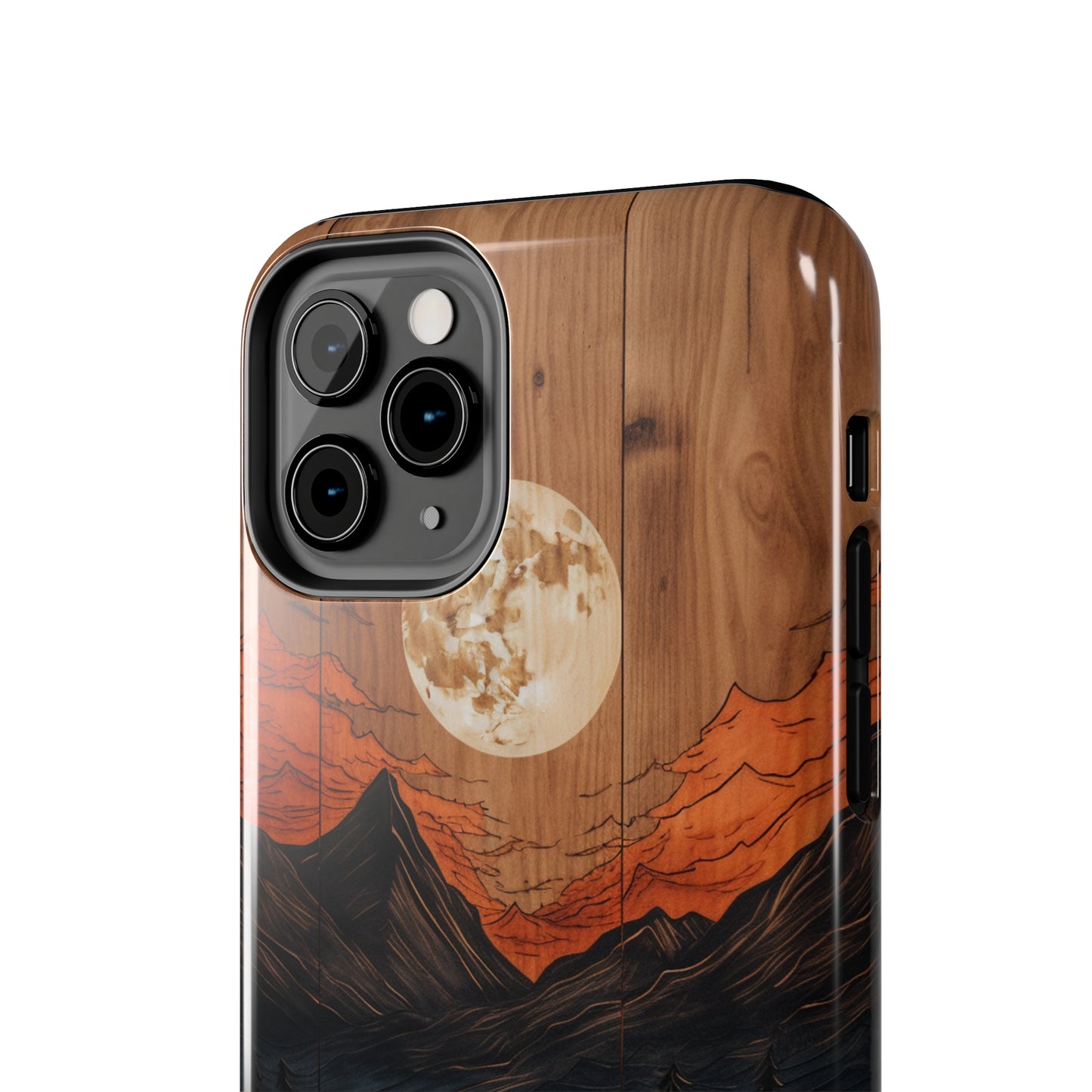 "Elevate Your Style with the Mountain Moonlight Phone Case" -Tough Phone Cases