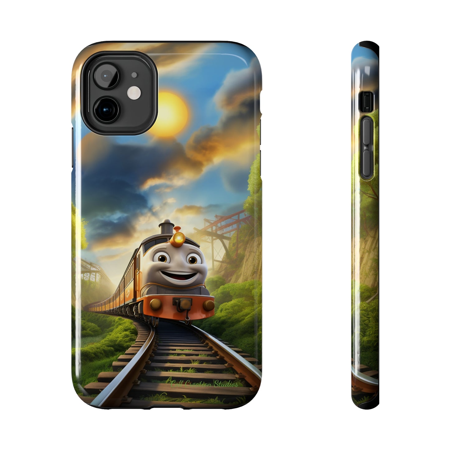 The "Smiling Express Train" Phone Case -Tough Phone Cases