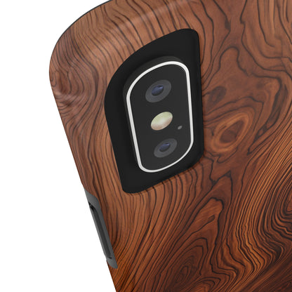 Introducing the "Natural Woodgrain" Cell Phone Case – Embrace Organic Beauty with Wood Pattern Design -Tough Phone Cases
