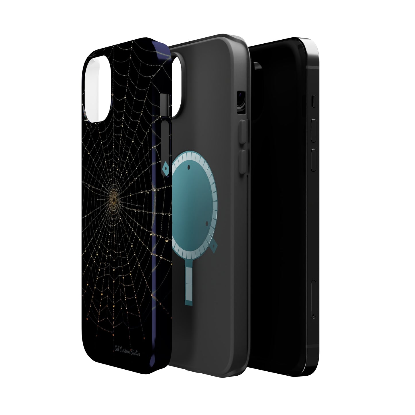 "Silken Noir Guardian" -MagSafe Tough iPhone Cases