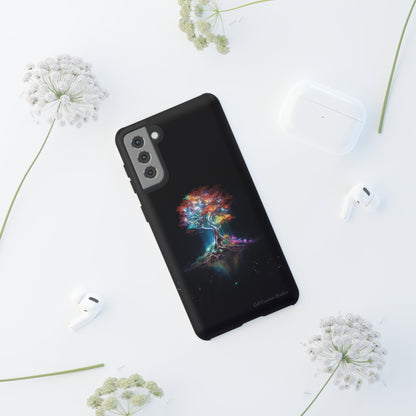 Introducing the "Vibrant Glow Tree" Cell Phone Case – Radiate Elegance with Nature's Brilliance -Tough Cases