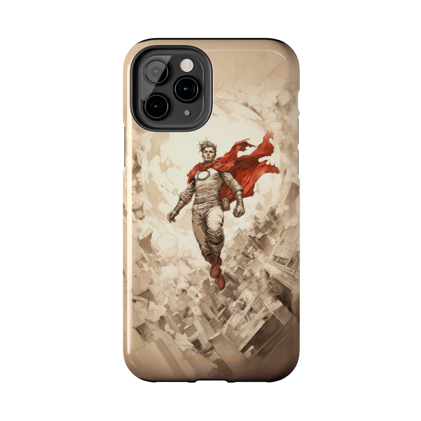 Introducing the "Heroic Guardian" Cell Phone Case – Unleash Your Inner Superhero with Captivating Design -Tough Phone Cases