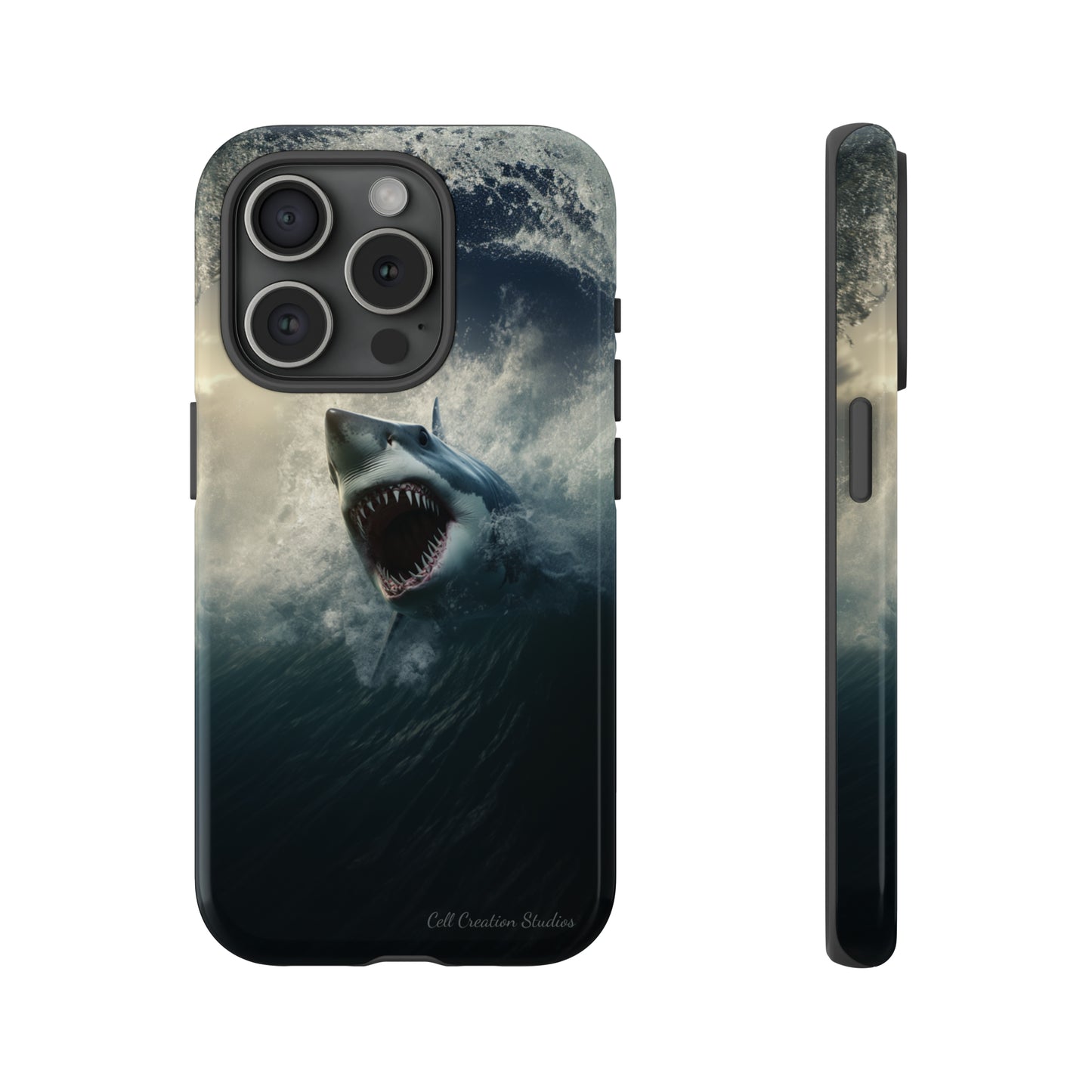 The "Ocean King Great White Shark" Phone Case -Tough Cases