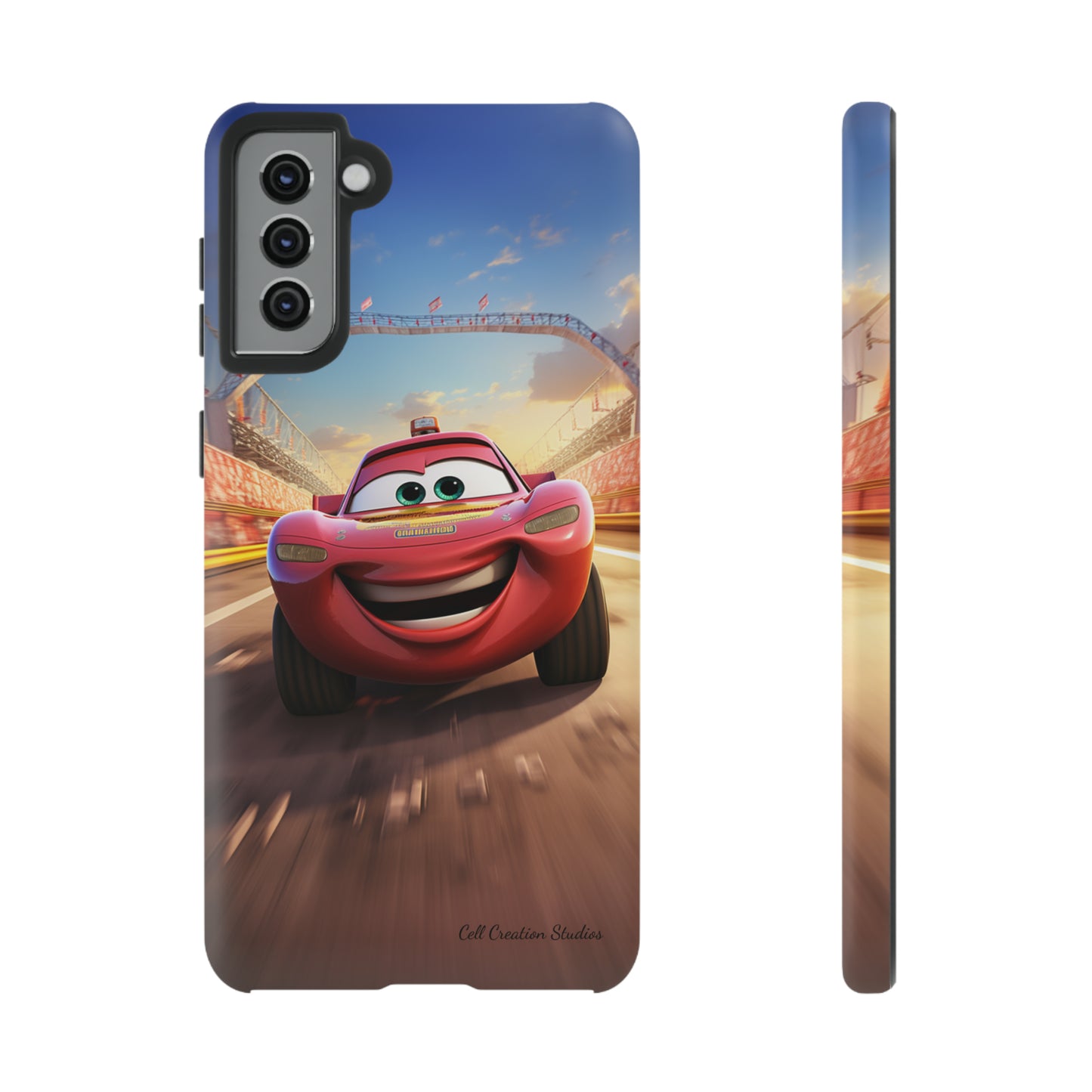 The "Smiling Red Racer" Phone Case -Tough Cases