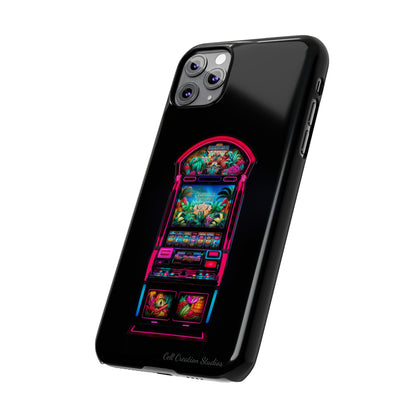 Introducing the "Vibrant Slot Frenzy" Cell Phone Case – Experience the Thrill of Colors and Luck -Slim Phone Cases