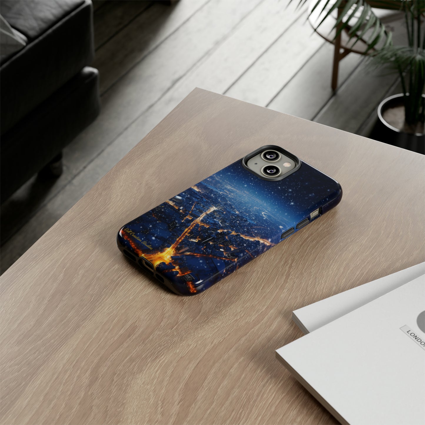 "Urban Snowfall Glow" -Tough iPhone Cases