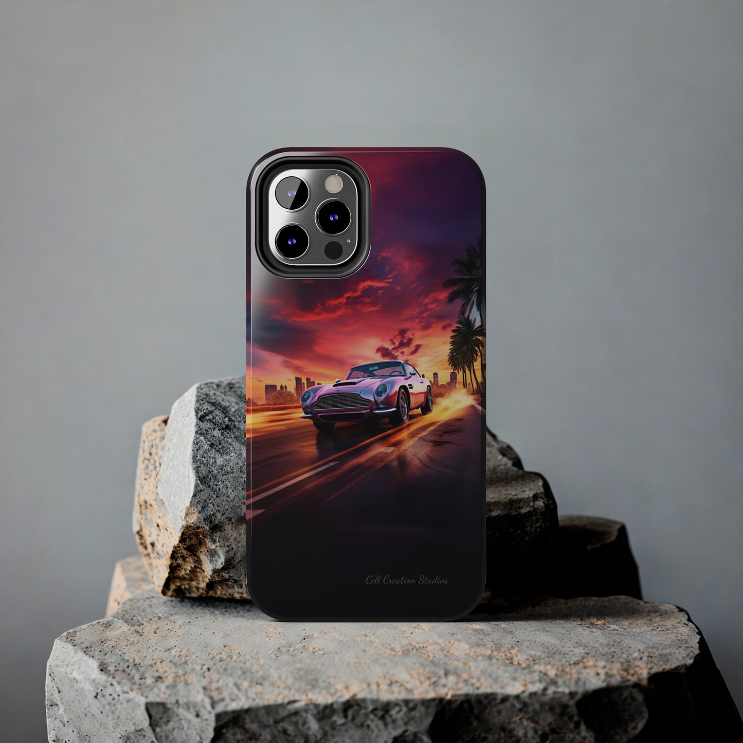 "Silver Aston Martin Racing" -Tough iPhone Cases