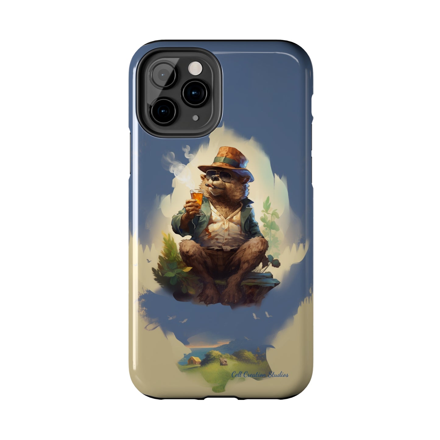 Introducing the "Bear's Homeward Bound" Cell Phone Case – Where Dreams of Home Come Alive -Tough Phone Cases