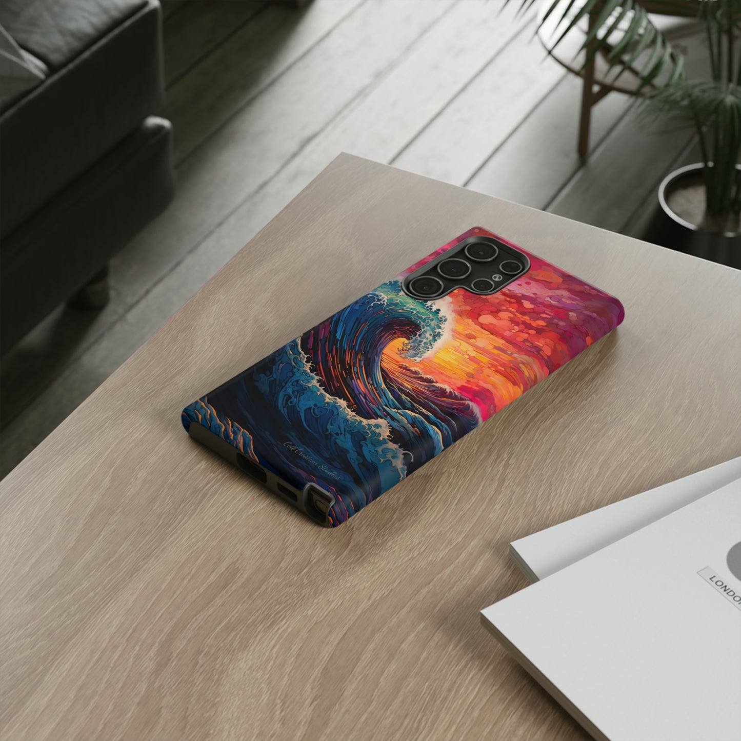 "Colorful Ocean Wave" Cell Phone Case -Tough Cases