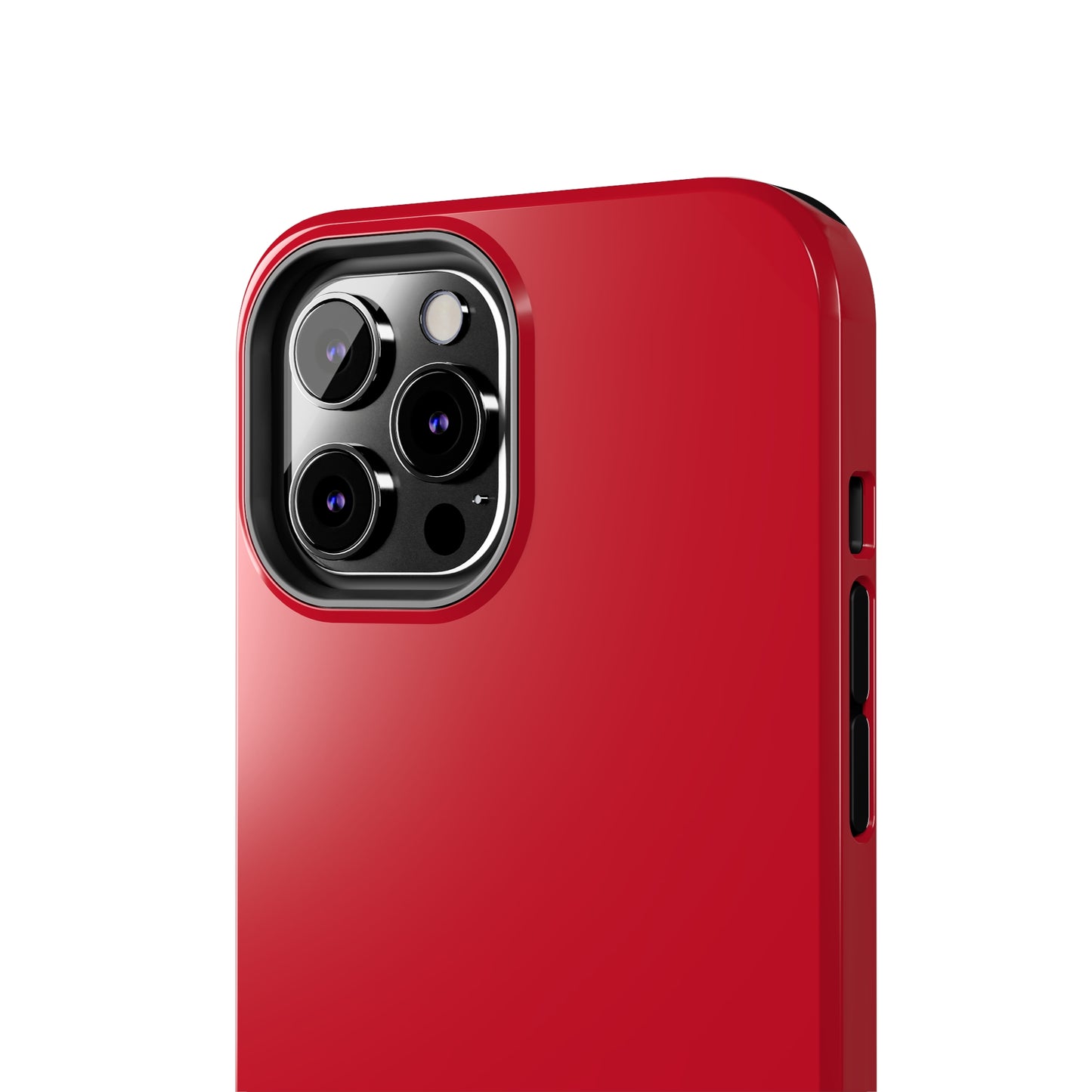 "Bold Crimson Shield" -Tough iPhone Cases