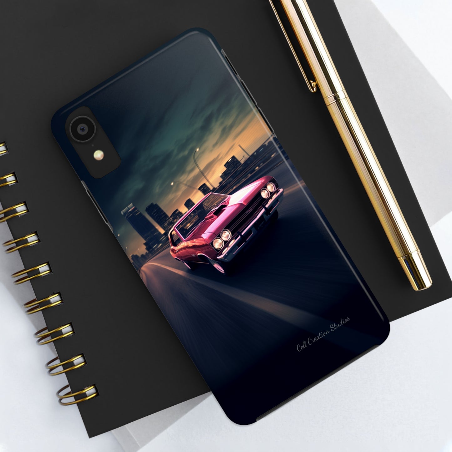 "Sunset City Cruise GTO Edition" -Tough iPhone Cases