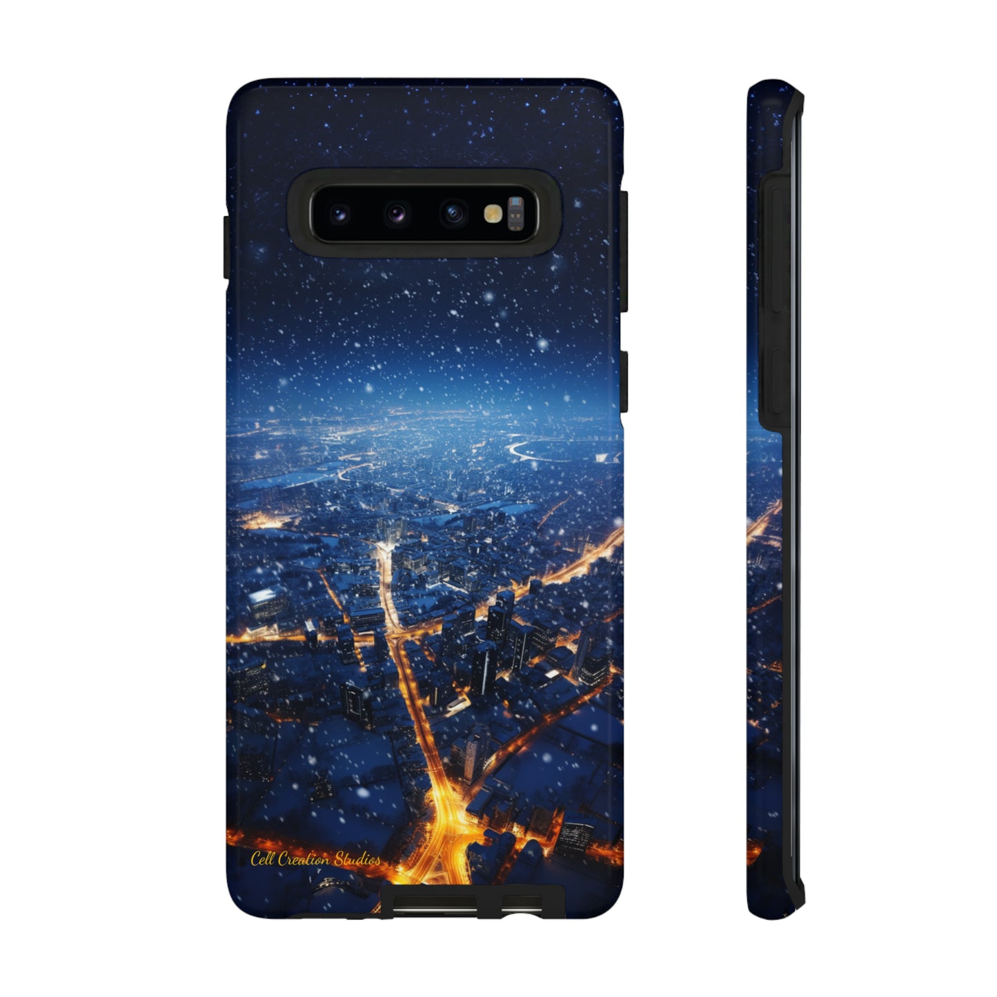 "Urban Snowfall Glow" -Tough Samsung Phone Cases