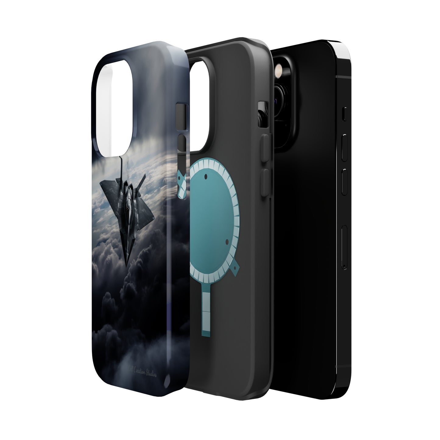 "Stealth Fighter Sky Guardian" Phone Case -MagSafe Tough Cases