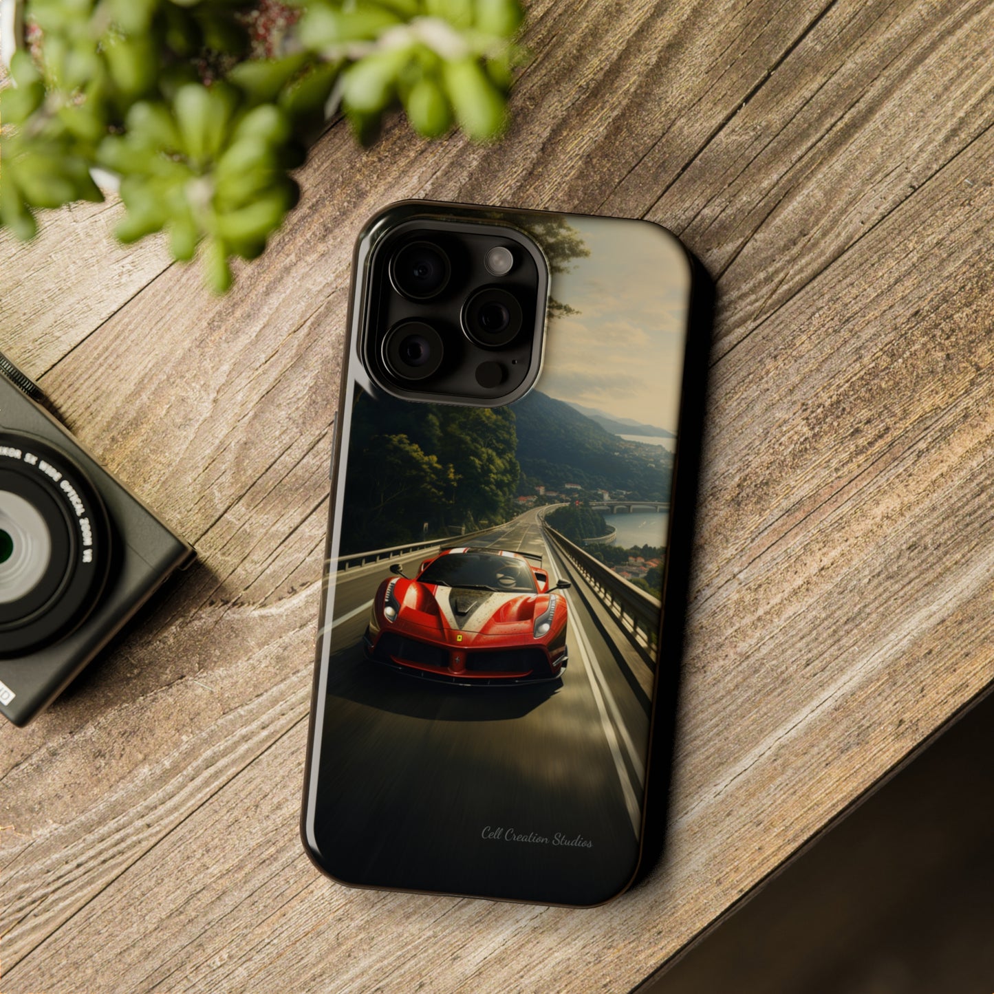 "Tropical Thrill Ferrari Edition" -MagSafe Tough iPhone Cases