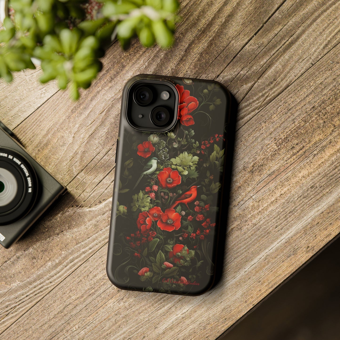 "Floral Serenade Elegance" -MagSafe Tough iPhone Cases