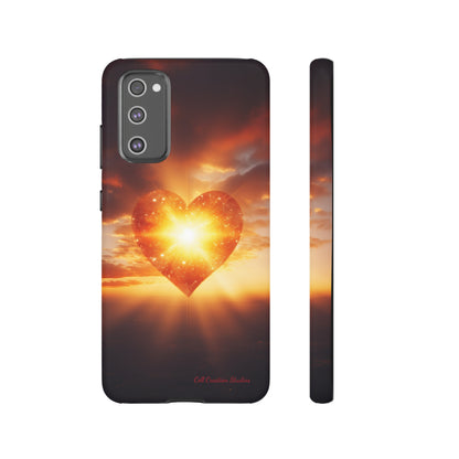 Introducing the "Sunlit Heart" Cell Phone Case – Embrace Love and Radiance -Tough Cases