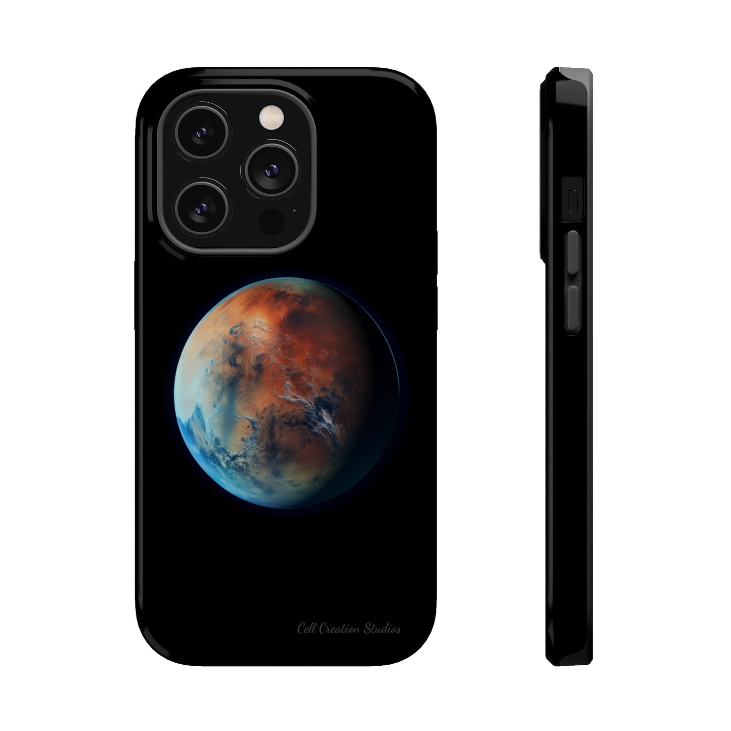 Introducing the "Mars Marvel" Cell Phone Case – Explore the Red Planet -MagSafe Tough Cases