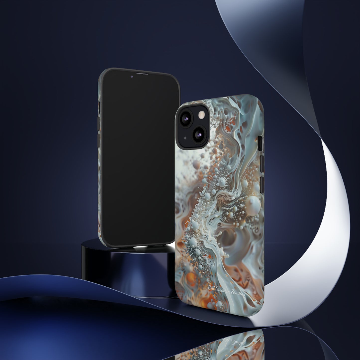 "3D Liquid Splash" -Tough iPhone Cases