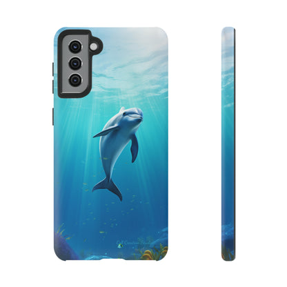 The "Dolphin Serenity" -Tough Samsung Phone Cases