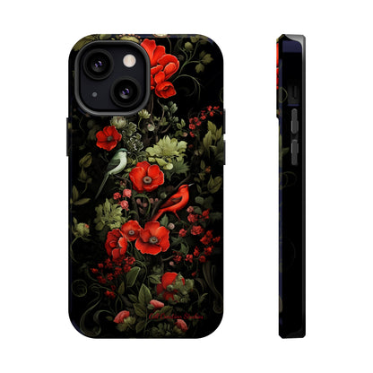 "Floral Serenade Elegance" -MagSafe Tough iPhone Cases