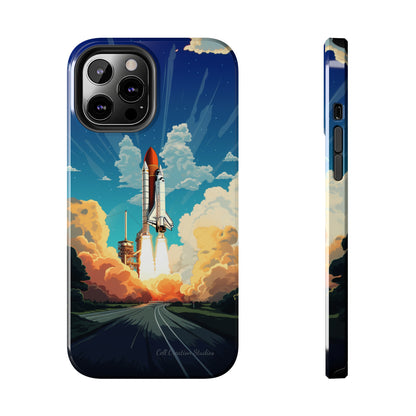 Introducing the "NASA Space Shuttle Launch" Cell Phone Case – Elevate Your Style to New Heights -Tough Phone Cases