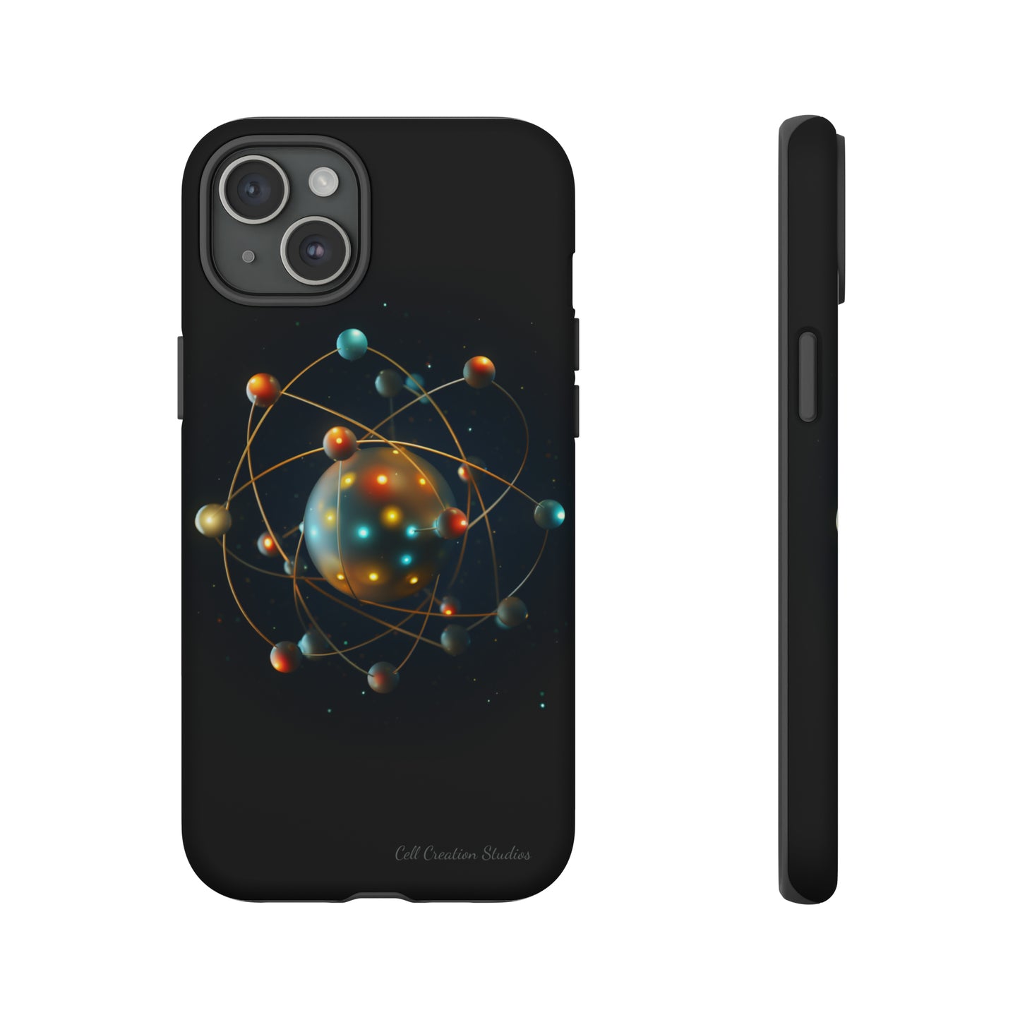 The "Atomic Elegance" Phone Case -Tough Cases