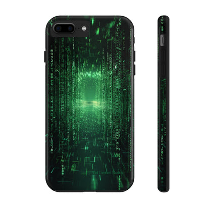 Introducing our "Digital Code Stream" Cell Phone Case – where style meets technology for your device's protection -Tough Phone Cases