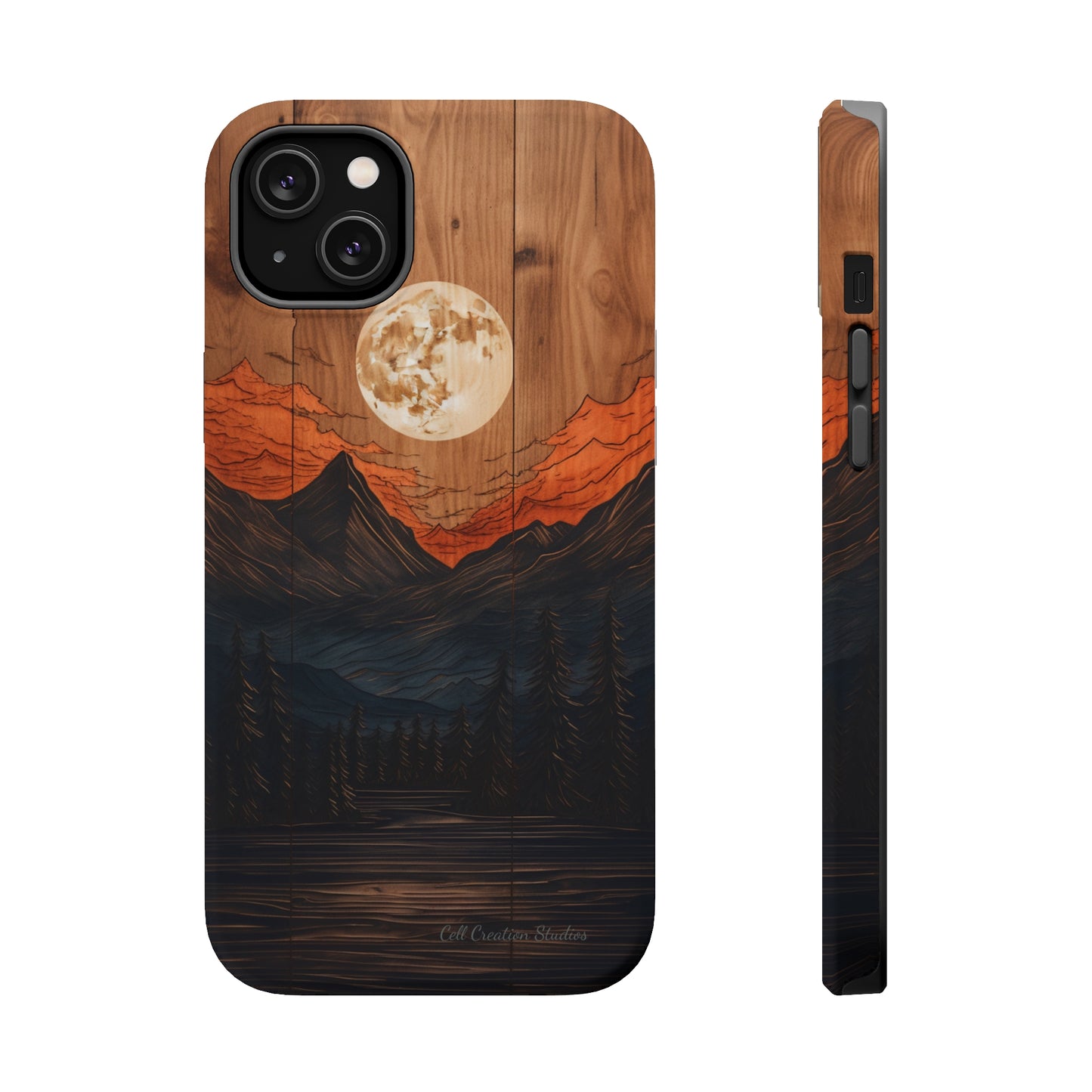 "Elevate Your Style with the Mountain Moonlight Phone Case" -MagSafe Tough Cases