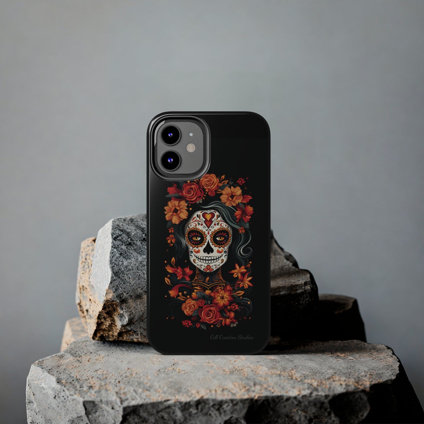 Introducing the "Day of the Dead Fiesta" Cell Phone Case – Celebrate Life in Style -Tough Phone Cases