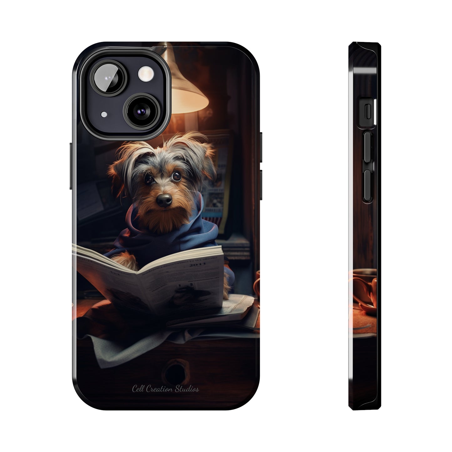 Introducing the "Canine Chronicle" Cell Phone Case – Where Tail-Wagging Tales Unfold! -Tough Phone Cases