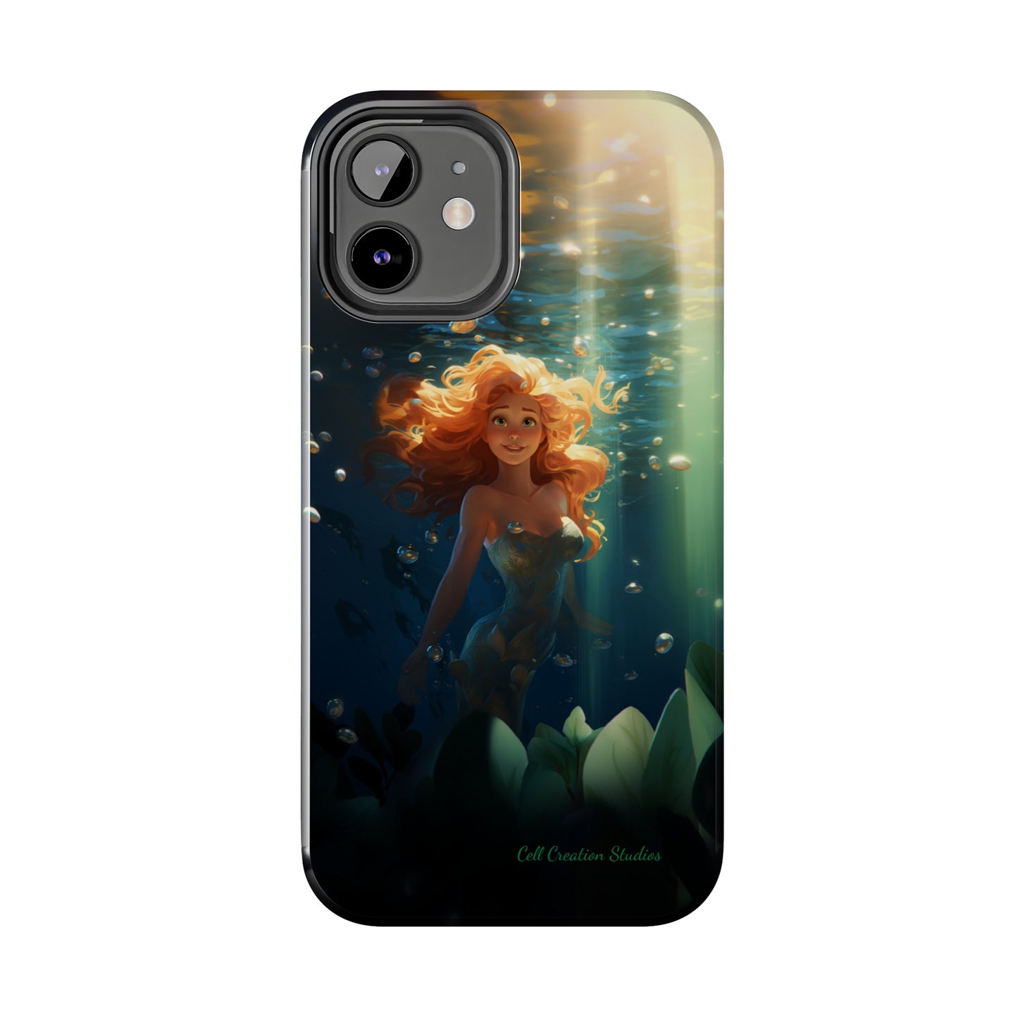 Dive into Enchantment with Our "Ariel Little Mermaid" Phone Case -Tough Phone Cases