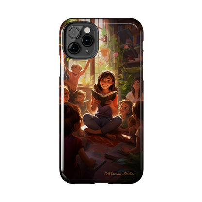 Introducing the "Inspiring Teacher's Tale" Cell Phone Case – Capture the Joy of Storytime -Tough Phone Cases