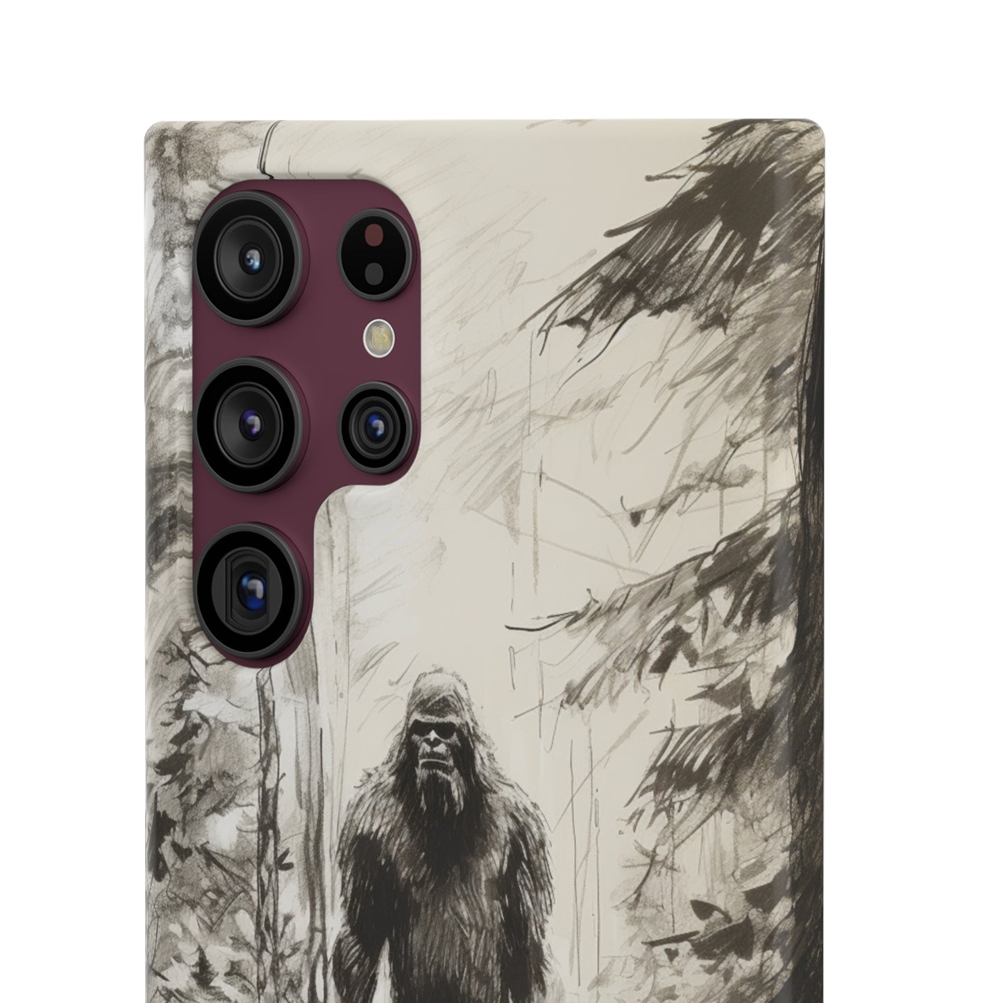 "Bigfoot in the Wilderness" Cell Phone Case – Encounter Bigfoot's Mystery -Snap Cases