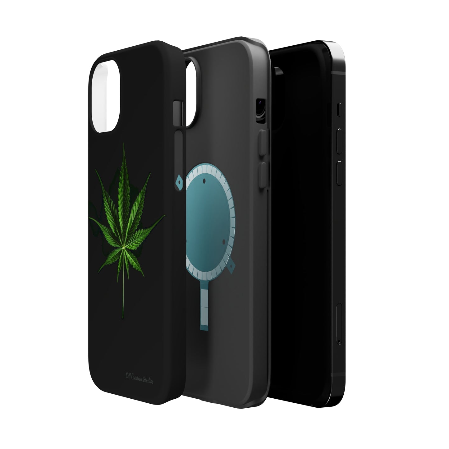 "Cannabis Chic" Marijuana Leaf Phone Case -MagSafe Tough Cases