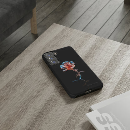 The "Glass Rose Elegance" Phone Case-Tough Cases