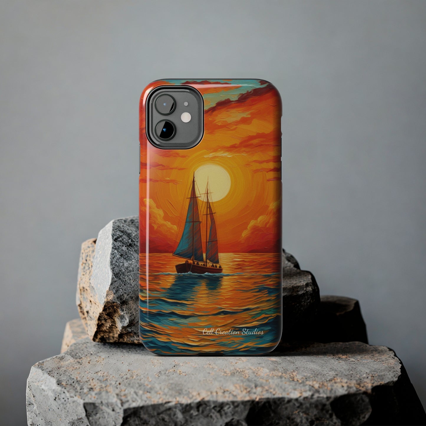 "Sailboat Sunset" -Tough iPhone Cases