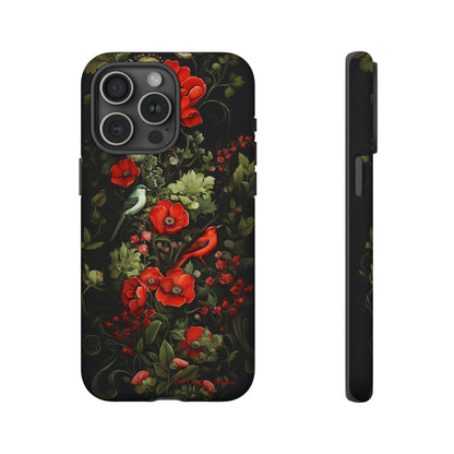 "Floral Serenade Elegance" -Tough iPhone Cases