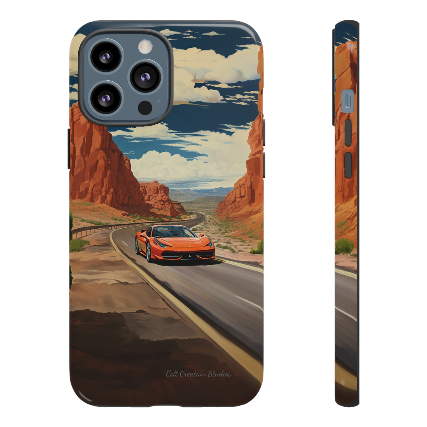 "Desert Racer Ferrari Edition" -Tough iPhone Cases