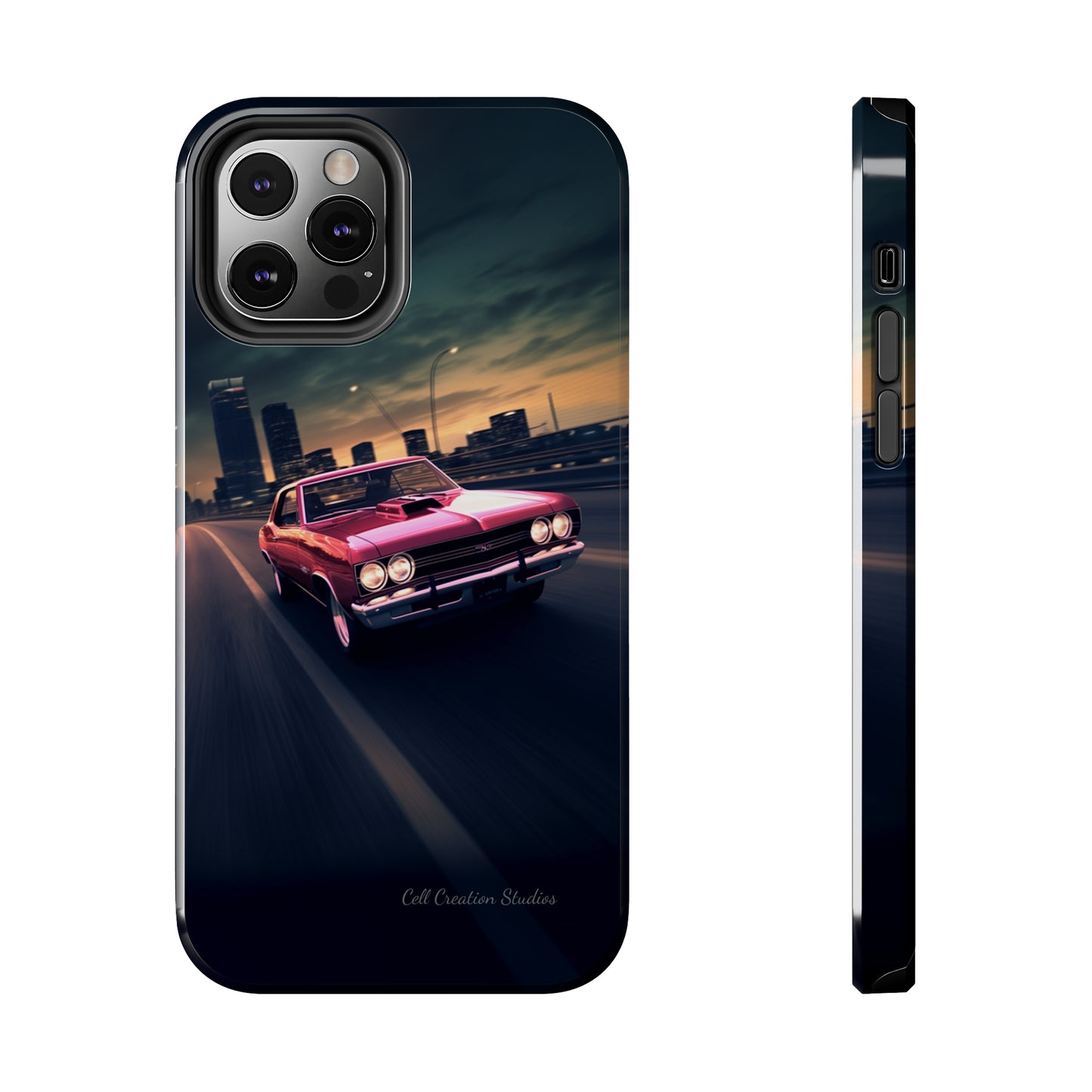 "Sunset City Cruise GTO Edition" -Tough iPhone Cases