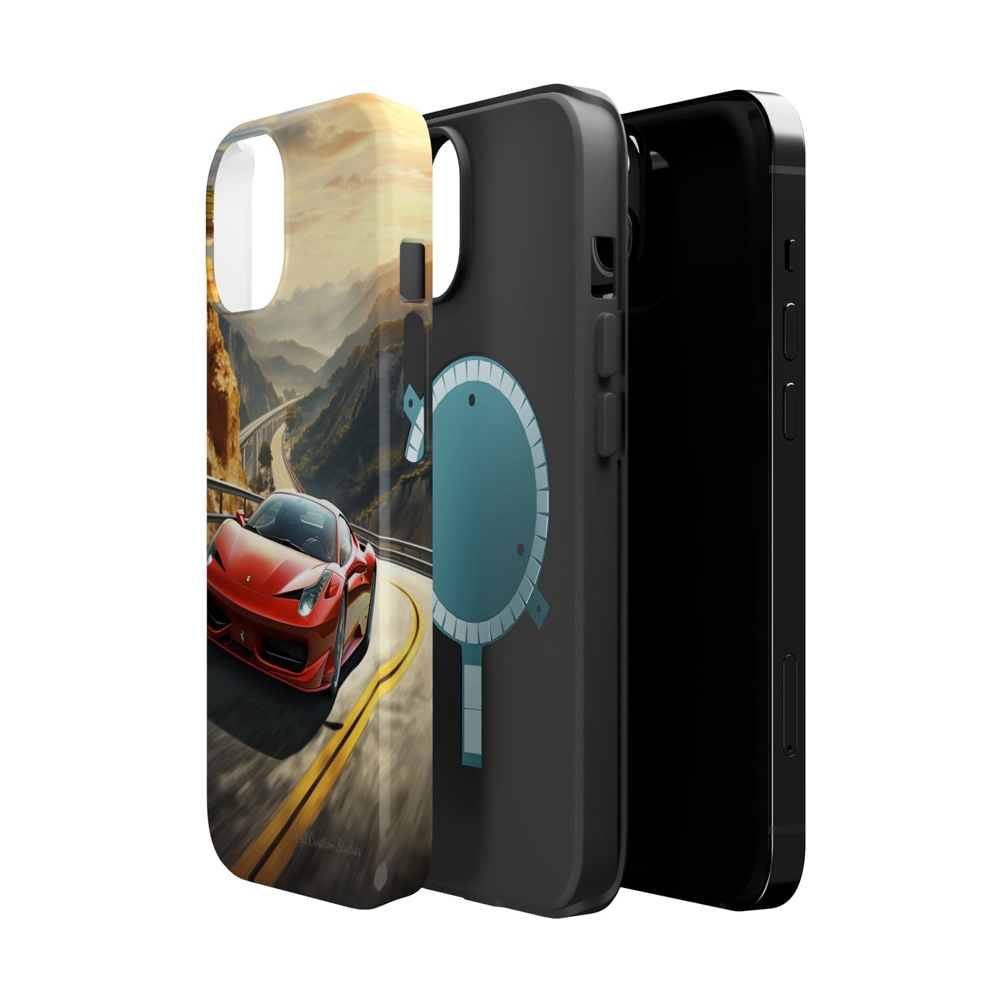 "Mountain Majesty Ferrari Edition" -MagSafe Tough iPhone Cases