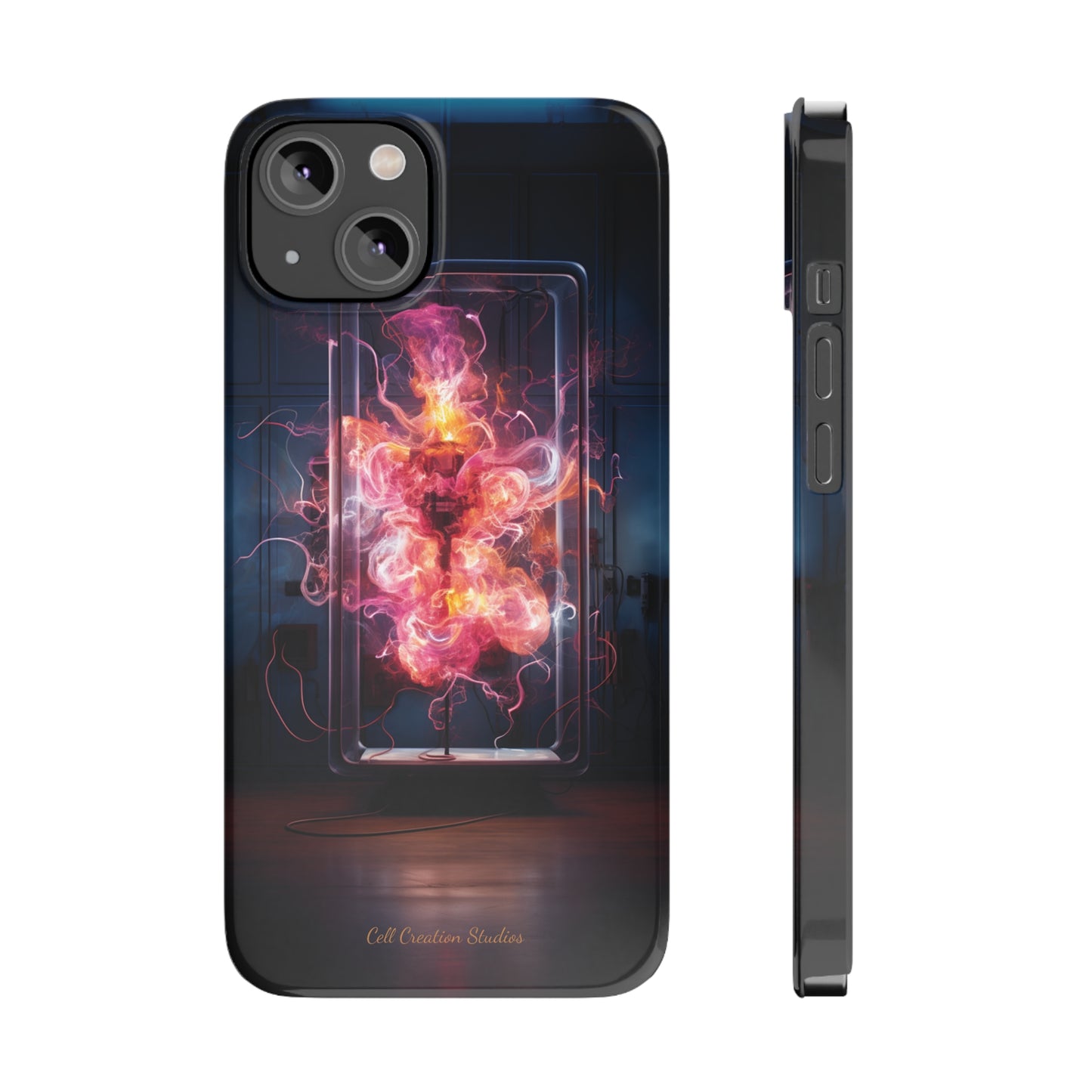 Introducing the "Ethereal Ember" Cell Phone Case – Capturing the Essence of Mystery -Slim Phone Cases