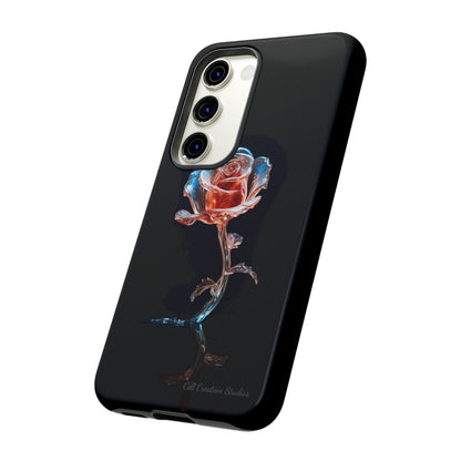 The "Glass Rose Elegance" Phone Case-Tough Cases